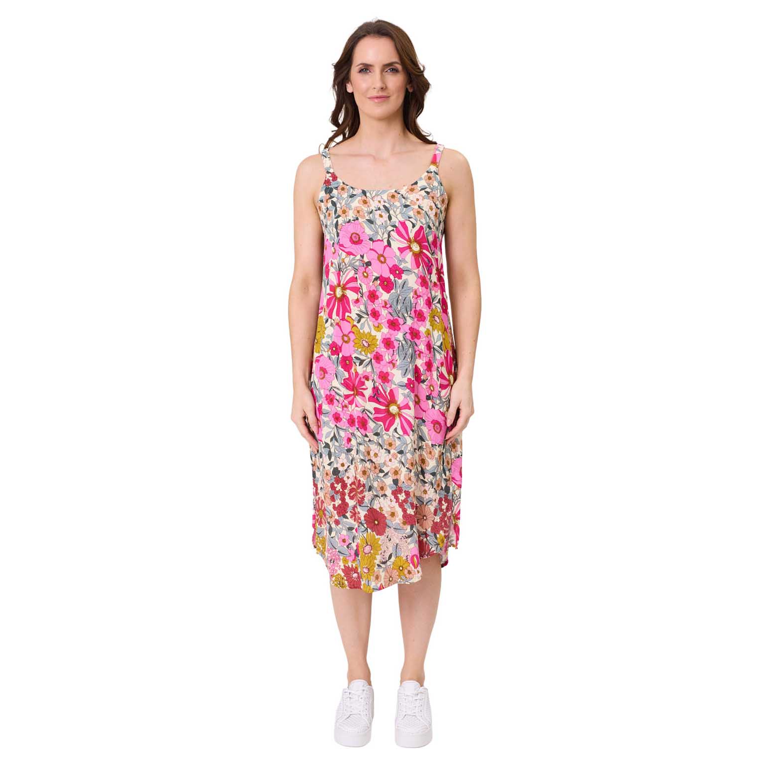 Lemon Tree Maddie Dress Garden Print
